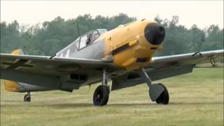 75 year old Messerschmitt BF109 E4 flys again [upl. by Hannasus]