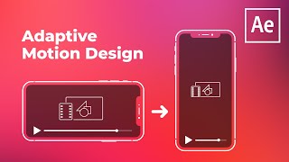 Resizable Scene in After Effects  Tutorial  Adaptive Motion Design [upl. by Rasla]