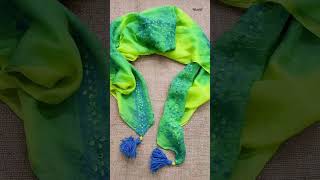 Bandhani Dupatta Painting  Fabric Painting  Easy Fashion DIY  Fevicryl Hobby Ideas India [upl. by Edelsten]