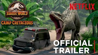 Jurassic World Camp Cretaceous  Official Trailer  Netflix [upl. by Ydurt]