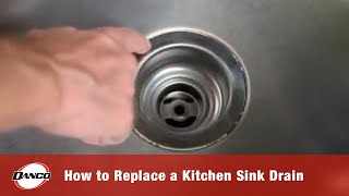 How to Replace a Kitchen Sink Drain [upl. by Iaoh553]