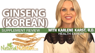 Korean Ginseng Benefits  Professional Supplement Review  National Nutrition [upl. by Pahl]