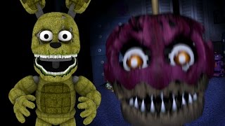 SFM FNAF PLUSHTRAP PLAYS Five Nights at Freddys 4 Night 6 [upl. by Methuselah]