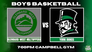 Glenbard West vs York Boys Basketball [upl. by Leotie118]