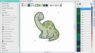 Hatch Embroidery 2  AutoDigitizing demo [upl. by Hanaj]