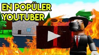 😎 Dünyadaki En Popüler Youtuber Oluyoruz 😎  Youtuber Simulator 2  Roblox Türkçe [upl. by Limaa]