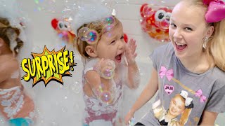 Biggest BUBBLE BATH with JOJO SIWA [upl. by Iahc]