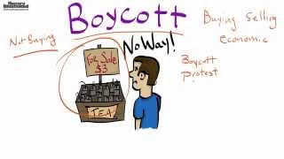 Boycott Definition for Kids [upl. by Dougie]