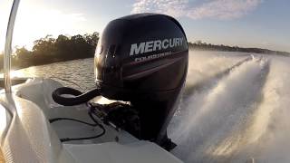 Mercury 150hp Fourstroke  WOT Smooth Water [upl. by Reynolds162]