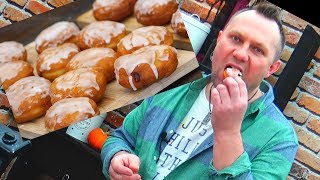 DOMOWE PĄCZKI MEGA PUSZYSTE Z KONFITURĄ Donuts   Oddaszfartucha [upl. by Nosyk]