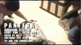 PANTERA  Goddamn Electric featuring Kerry King  fan made Music Video [upl. by Barclay]