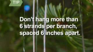 How to Hang Garlands amp Tinsel on a Christmas Tree [upl. by Kristof]