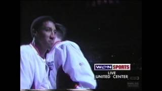 Michael Jordans First Introduction at the United Center 1995 [upl. by Alamap161]