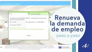 🖊 Cómo renovar la demanda de empleo DARDE por internet  Paso a Paso [upl. by Annoeik]