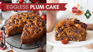 EGGLESS CHRISTMAS PLUM CAKE NO RUM NO EGGS FRUIT CAKE RECIPE FOR CHRISTMAS  FRUIT AND NUT CAKE [upl. by Ladnek189]