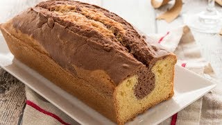 Plumcake bicolore  Ricettait [upl. by Ollie]