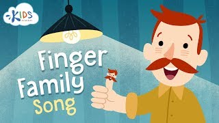 Finger Family Song  Children Song with Lyrics  Nursery Rhymes  Kids Academy [upl. by Alih567]