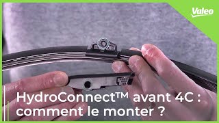 Essuieglace HydroConnect™ avant 4C  comment le monter   Valeo Service [upl. by Anoi918]