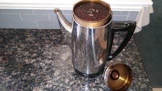 Easy How To Clean Up A Dirty Percolator Coffee Maker amp Pot [upl. by Arnold]