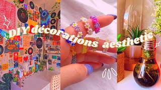 DIY DÉCORATIONS AESTHETIC pour chambre 2021 [upl. by Notselrahc]