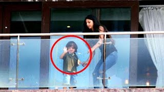 Shahrukh Khans Cute Daughter Suhana With Abram Khan At Mannat On SRKs Birthday [upl. by Eniarol752]