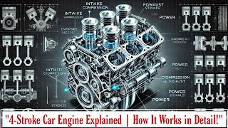 quot4Stroke Car Engine Explained  How It Works in Detailquot [upl. by Oht]