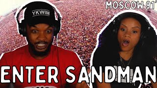 HOW IS THIS EVEN POSSIBLE 🎵 Metallica Enter Sandman Live Moscow 1991 Reaction [upl. by Laitselec]