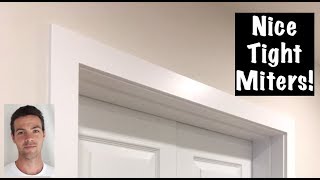 HOW TO INSTALL DOOR CASING [upl. by Hillhouse]