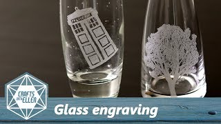 How To Engrave Glass With a Dremel  Beginners Tutorial [upl. by Marek]