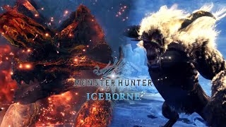 MHW Iceborne  Raging Brachydios amp Furious Rajang [upl. by Delorenzo]