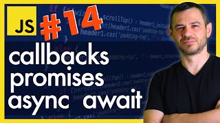 Callbacks Promises promesas y async await en JavaScript [upl. by Sirovat605]