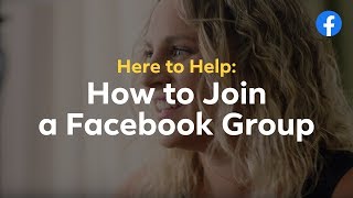 Here to Help How to Join a Facebook Group [upl. by Kaycee]