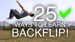 25 Ways to Learn How to Backflip [upl. by Freiman]