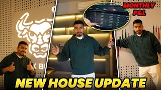 Vlog 5 New House Update amp Office Tour  My Monthly Trading PampL [upl. by Egiap]