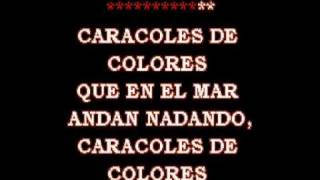 DIOMEDES DIAZ CARACOLES DE COLORESENCE  KARAOKEwmv [upl. by Akiehs]