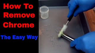 How To Remove Chrome Plating [upl. by Ynnavoig770]