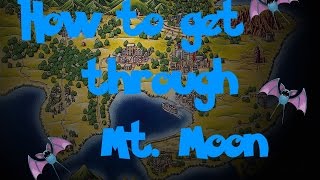 How To Get Through Mt Moon Pokemon Fire RedLeaf Green [upl. by Landry]