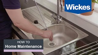 How to Fix a Blocked Sink with Wickes [upl. by Acinorahs]