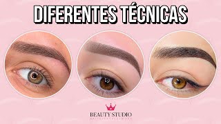 Técnicas de Micropigmentación  Microblading Techniques ♥ Beauty Studio [upl. by Dugaid]