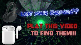 Very loud sound noise How to find Airpods earbuds headphones earphones [upl. by Patrice]