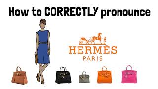 How to pronounce Hermes Hermès correctly  English Speaking Practice [upl. by Tildi469]