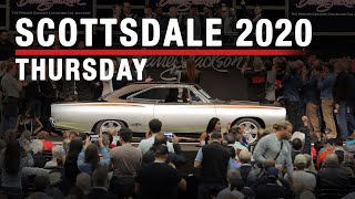 THURSDAY BROADCAST  2020 Scottsdale Auction  BARRETTJACKSON [upl. by Roshan]