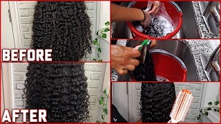 ♡ How to Wash amp Maintain Curly Wigs ft Julia Hair ♡ [upl. by Phenice]