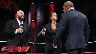 Stephanie McMahon rehires Big Show Raw Nov 4 2013 [upl. by Micro]