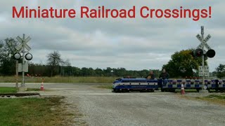 Miniature Railroad Crossings That Ive Recorded [upl. by Zap659]