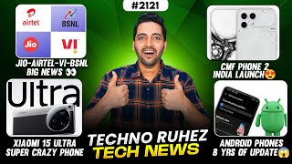 JioAirtelViBSNL Big NewsCMF Phone 2 India Launch😍Android Big News😱vivo T4x Price2nm Chip [upl. by Lelah]