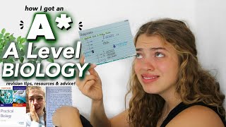 How I got an A in A Level Biology the struggle  Revision Tips Resources and Advice [upl. by Renard]