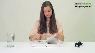 Iontophoresis Electro Antiperspirant® ELITE  Video tutorial [upl. by Crist]