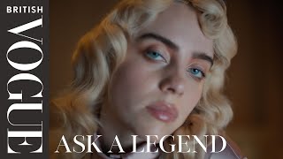 Billie Eilish Answers Questions From Justin Bieber amp 22 Other Famous Fans [upl. by Aliwt54]