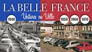 LA BELLE FRANCE  Voitures anciennes en Ville  Années 1950  1960  1970 [upl. by Ahsienet701]